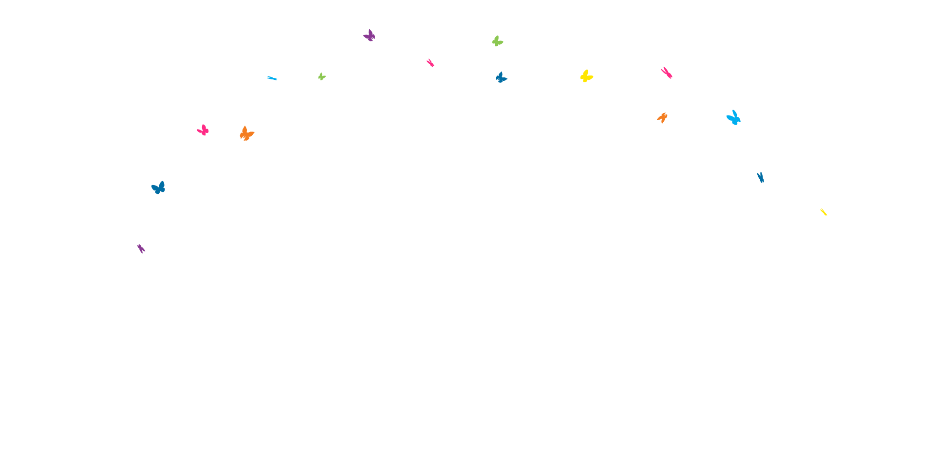 butterflies for success