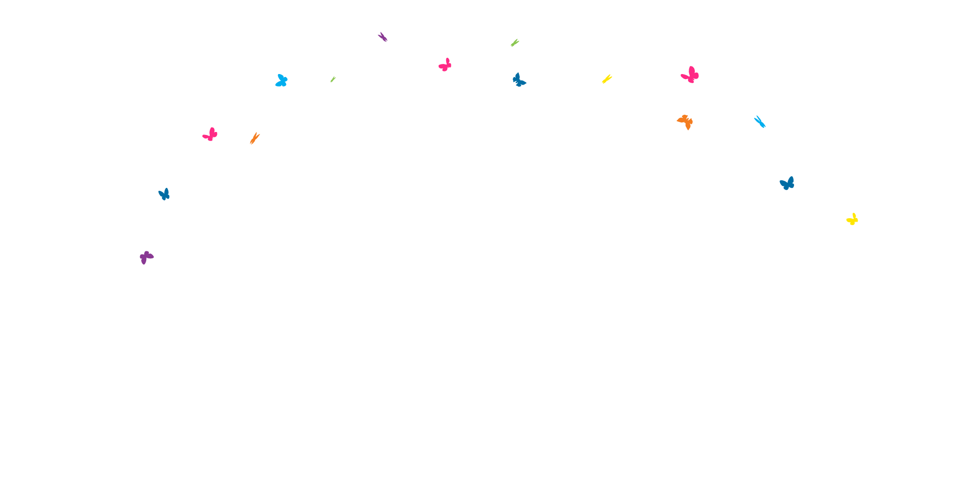 butterflies for success