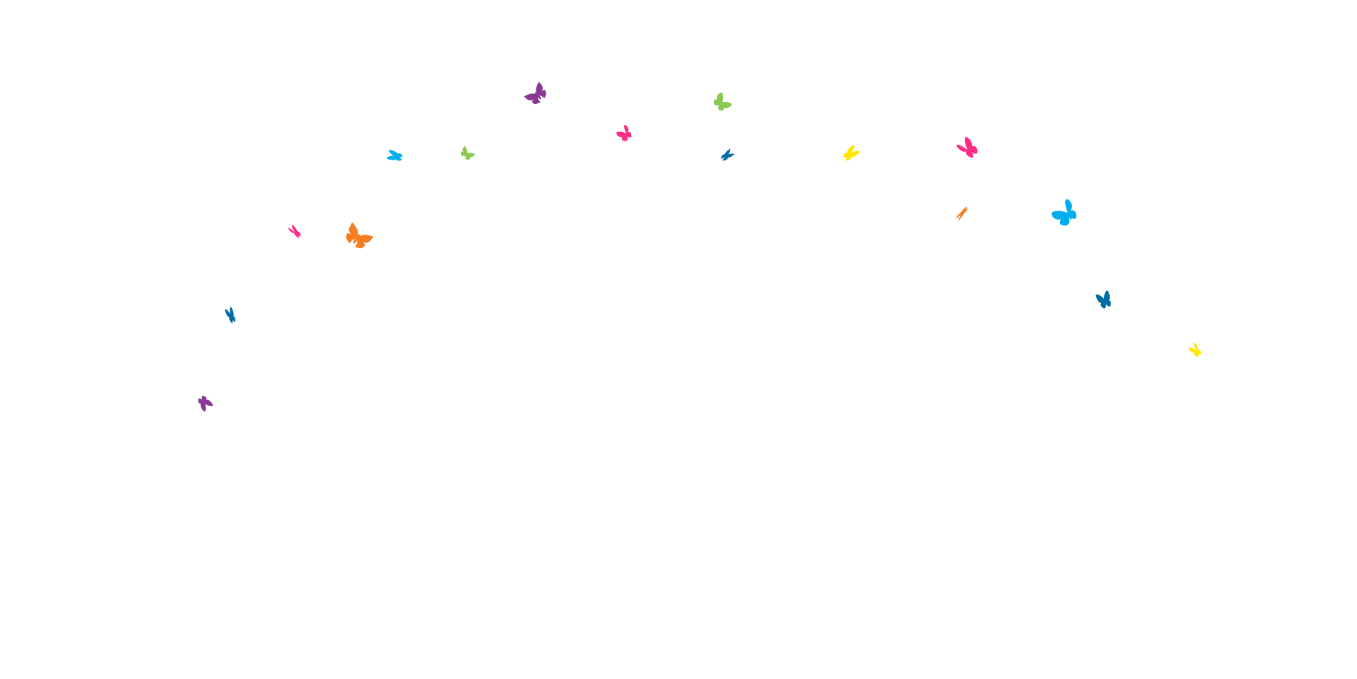 butterflies for success