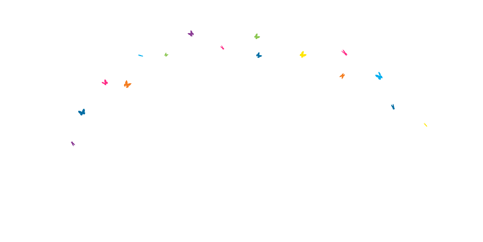 butterflies for success