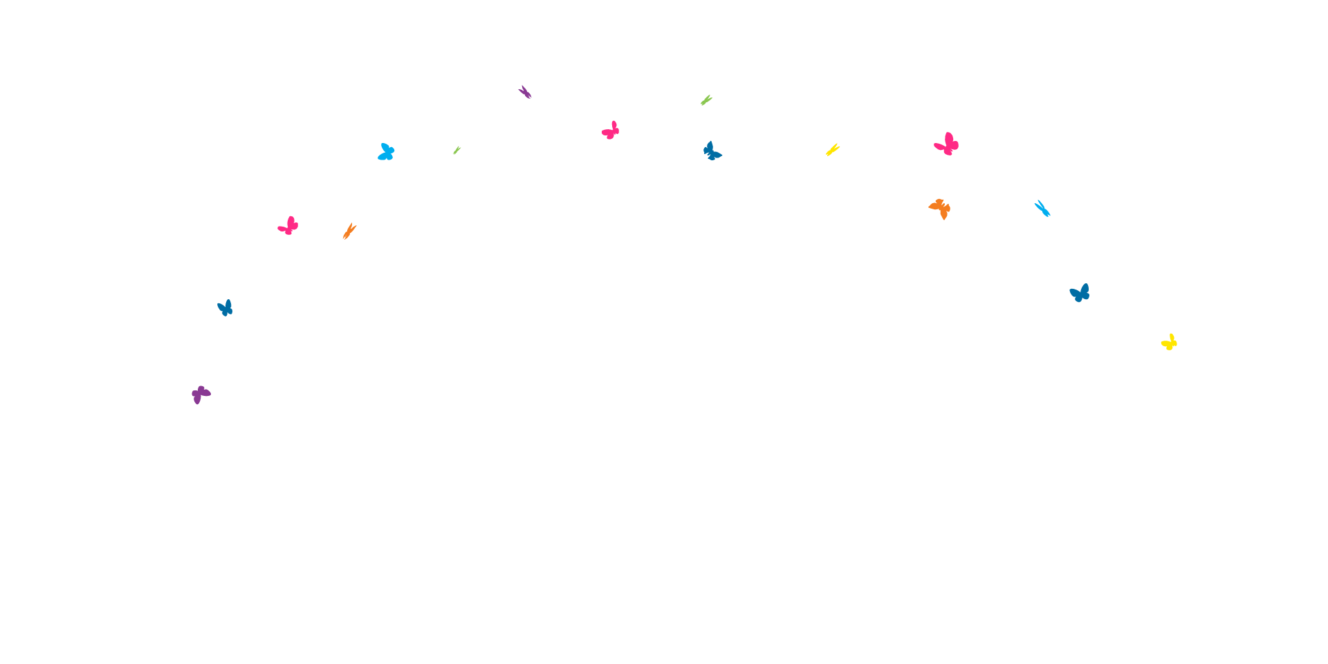 butterflies for success