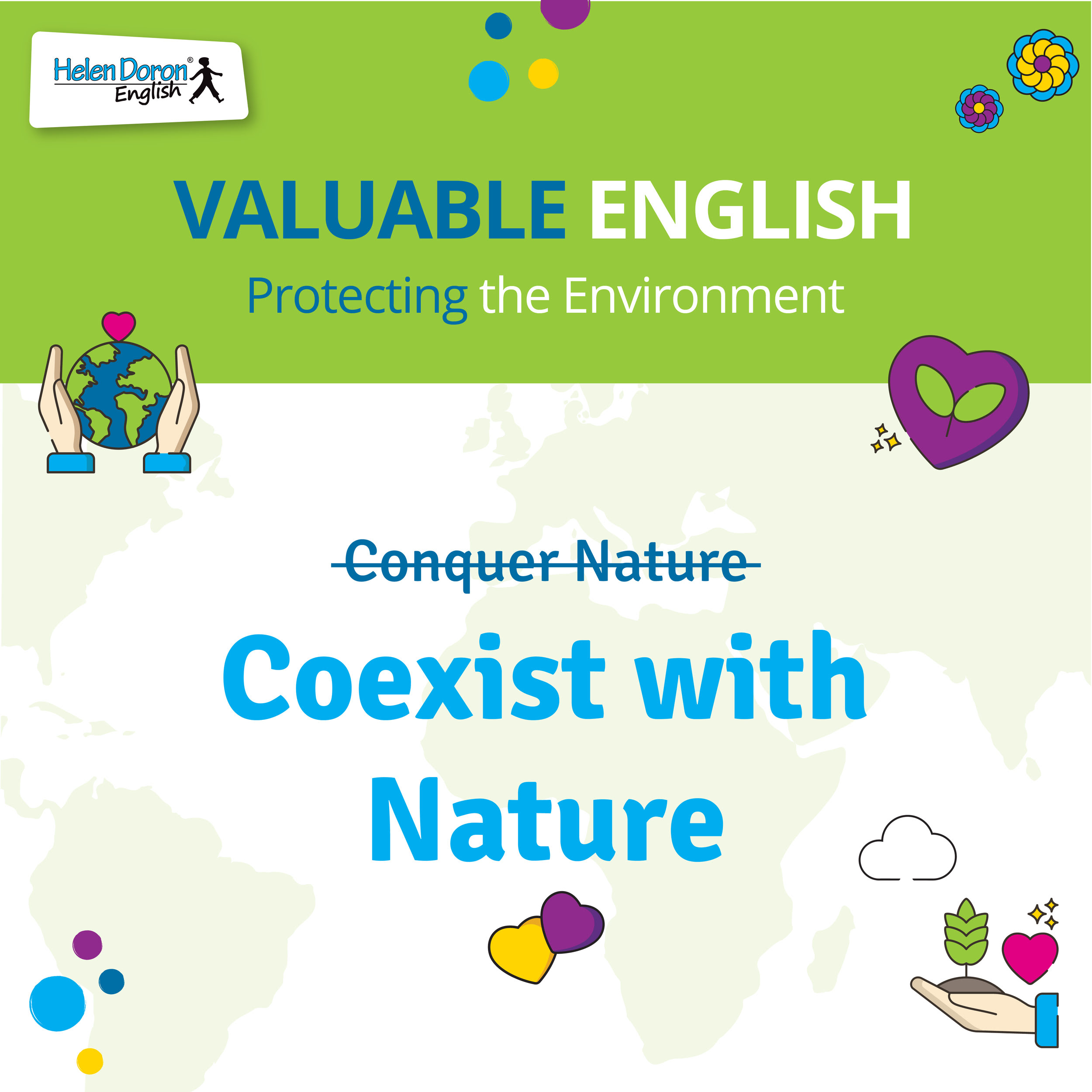 co-exist with nature Valuable English