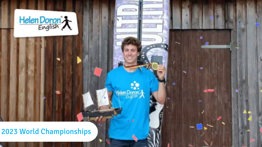 Daniel Sanchez Helen Doron English Student Wins Windsurfing World Championship