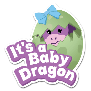 It's a Baby Dragon logo