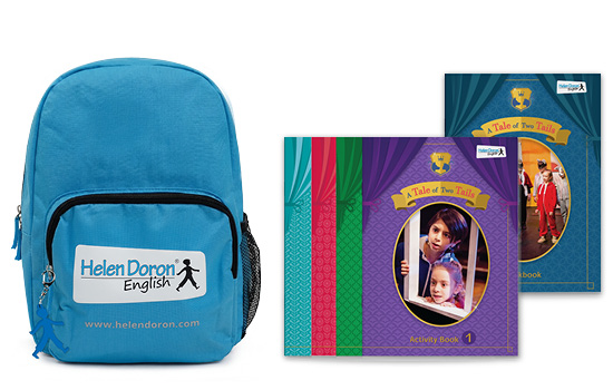 A Tale of Two Tails Course Books and Bag
