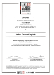 Helen Doron Germany Awarded 2 years in a row “Best Language School in Germany