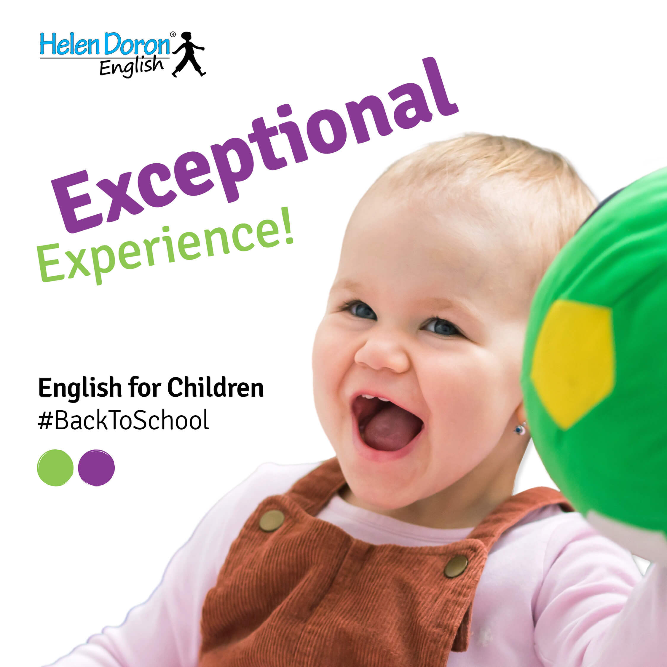 English for babies campaign for Back to School